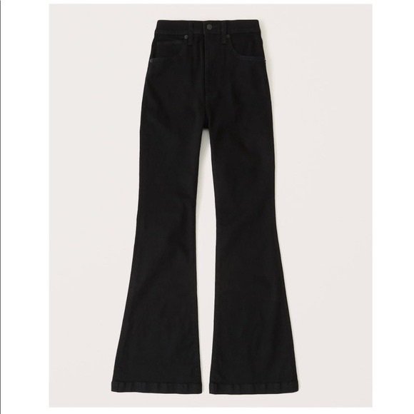 Abercrombie ultra high rise flare jeans - Picture 2 of 4
